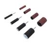 Sanding   Kit   1/4in Shank 1/2in 3/4in 1in 1-1/2in Sanding  s and 80 120 Grit Sleeves for Rotating Tool Electric Drill