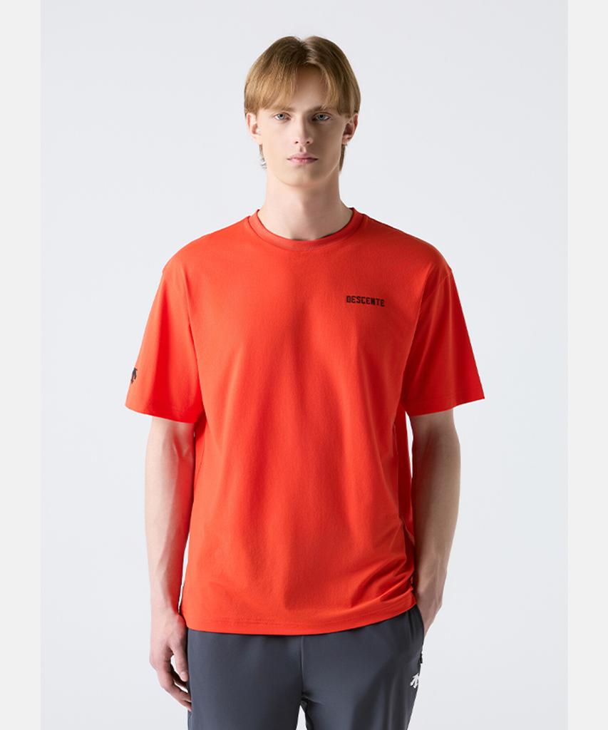 Descente Training Toughlite Oversized Short Sleeve T-Shirt Orange Sr121Tts14