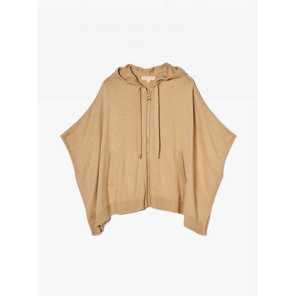 

MICHAEL KORS Твердое пончо на молнии спереди JF360OS79J250 Хаки