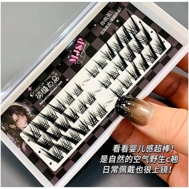 Nreain - Fox Eye Wispy Cluster False Eyelashes (Various Designs)