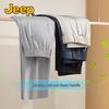 JEEP Men's Wrinkle-Resistant Linen Blend Straight-Leg Pants