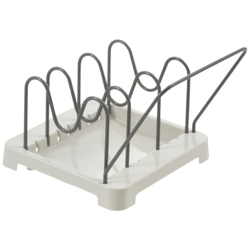 

Richell Totono Compact Drawer Pot and Pan Stand with Antibacterial Coating (10581)