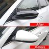 For Hyundai i20 i20N BAYON     ABS Carbon Black Side Door Rearview Mirror Cover Trims Sticker Car Accessories