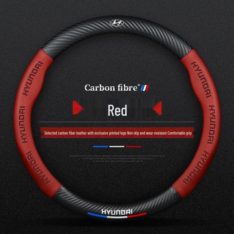 All-Season Anti-Slip Steering Wheel Cover for 16-19 Hyundai Elantra