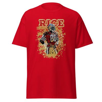 Jerry Rice klassisches T-Shirt 49ers Fußballshirt