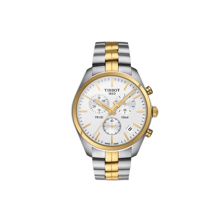 

TISSOT PR100 Collection Quartz Movement Men s Watches Watch 41mm Silver Dial Stainless Steel Case T101.417.22.031.00 Silver Dial