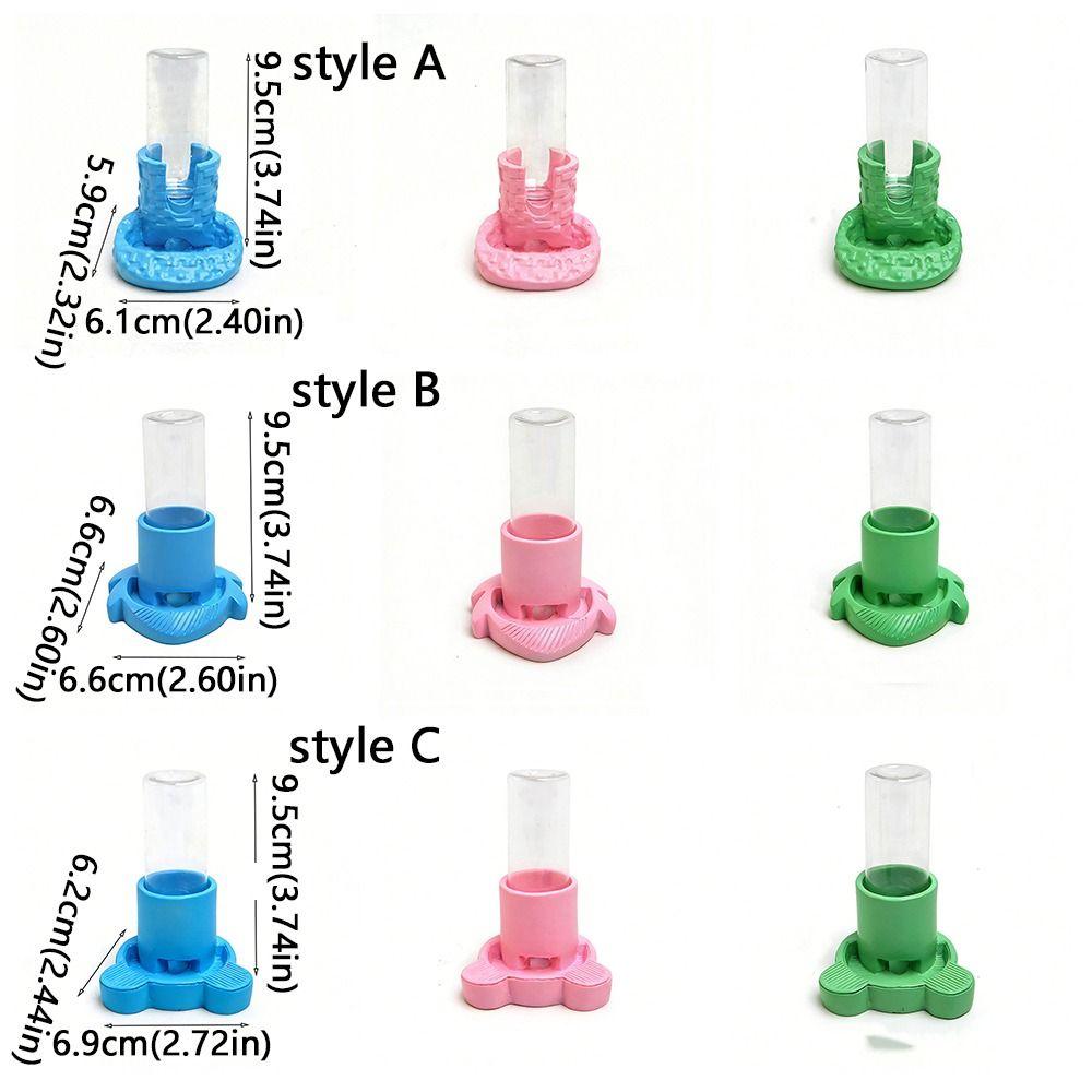 Anti-slip Base Reptiles Water Feeder Plastic Pet Drinking Bowl Turtle Food Bowl  Small Creatures
