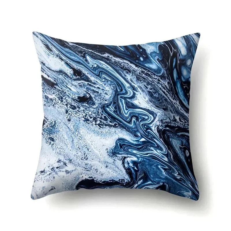 Nordic Fashion Abstract Marble Stripe Print Pillowcase Home Decoration Living Room Sofa Cushion Cover Bedroom Room Decoration
