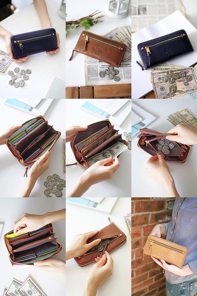 Long Wallet 0035088 Moderno Series Brown [Dakota] (0034088) DA-34088-40