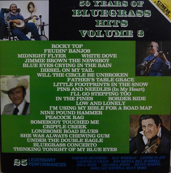

LP Record VARIOUS 50 Years Of Bluegrass Hits Volume 3 CMH9035 CMH Records 1986 US CountryFolk Used