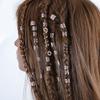 28pcs/set Golden Hair Ring Clips Zinc Zinc Alloy Hair Charms Fasion Dirty Braid Hair Buckles  Party