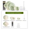 HANDUNYOU Cream Style 18-Piece Dinnerware Set