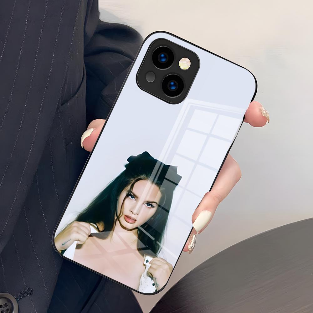 Lana Del Rey Popular Singer Phone Case For IPhone 17 Pro Max 15 Pro 16 14 Plus 12 13 Mini 11 Pro Shockproof Glass Cover