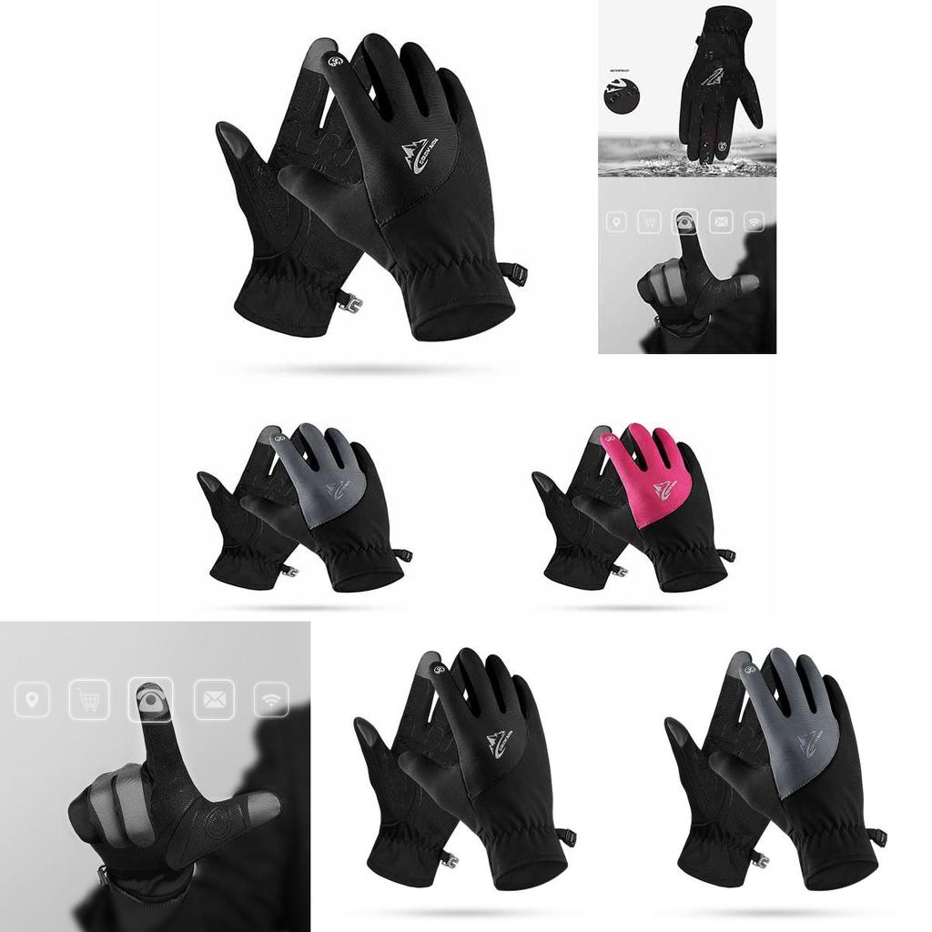 Quality Men Women Winter Thermal Touch Screen Gloves Waterproof Ski Gloves**