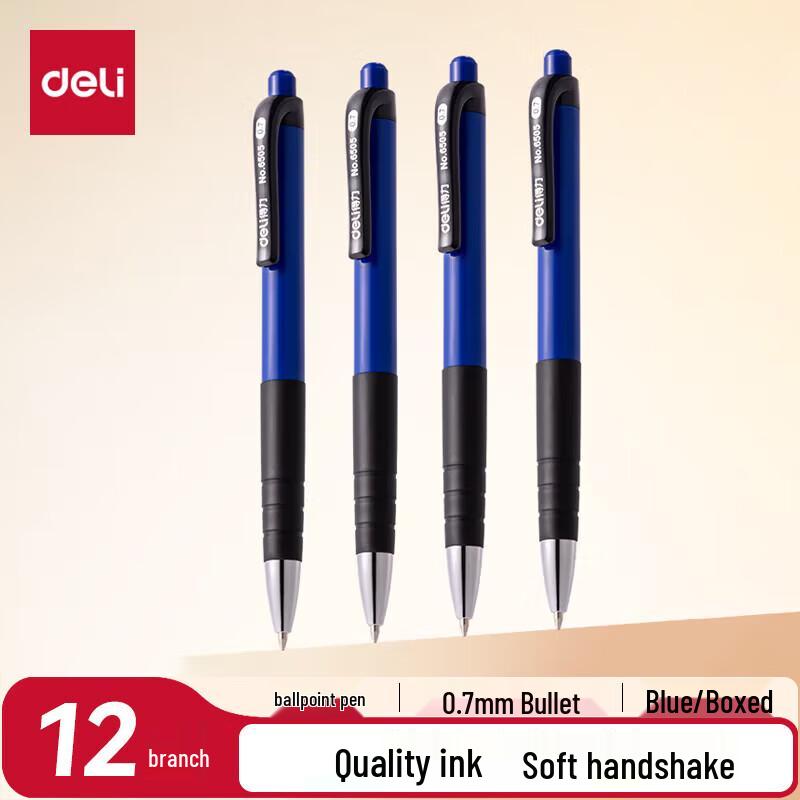 Deli 6505 0.7mm Ret retractable Ballpoint Pen