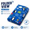 Cute Nautical Penguin Beach Towel Flat Print Blue Ocean Sailor Boy Octopus Quick Dry Bath Towel for Kids Pool Vacation