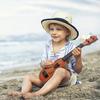 4 Strings Simulation Ukulele Toy Adjustable String Knob Small Guitar Toy  Outdoor Games