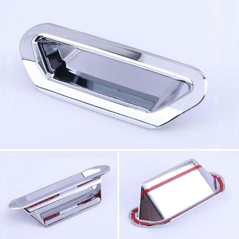 N60R-For Ford Escape Kuga 2013-2018 Chrome Rear Trunk Tailgate Door Handle Bowl Catch Cover Trim Molding Garnish