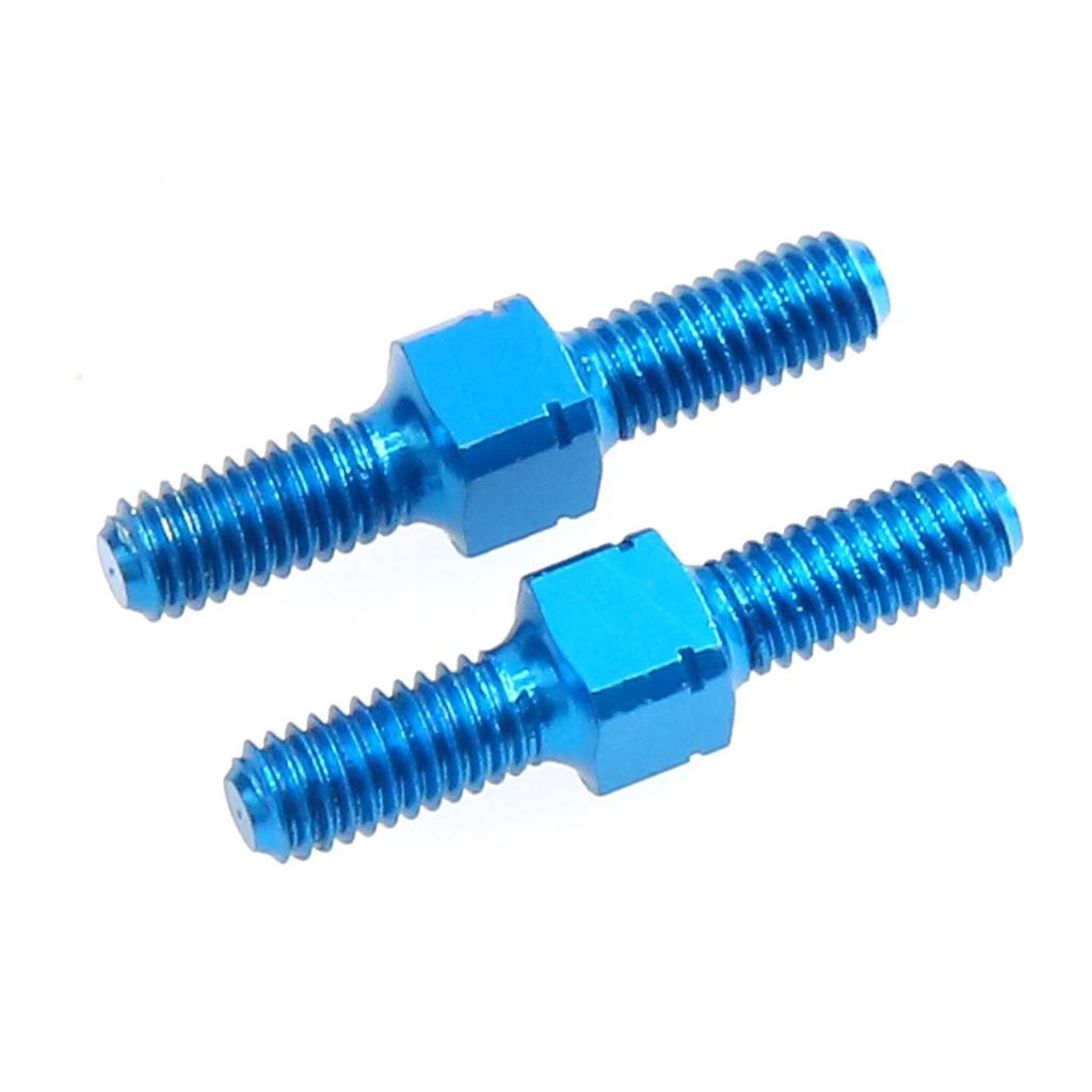2 Pieces Lightweight 3x18mm Aluminum Turnbuckles Ideal For DIY Remote Control Car Modifications