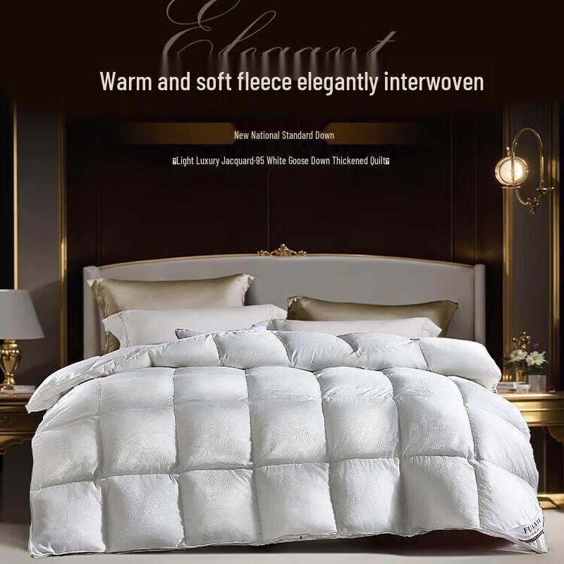 

FUANNA Champs-Élysées Anti-bacterial 95% White Goose Down Winter Duvet