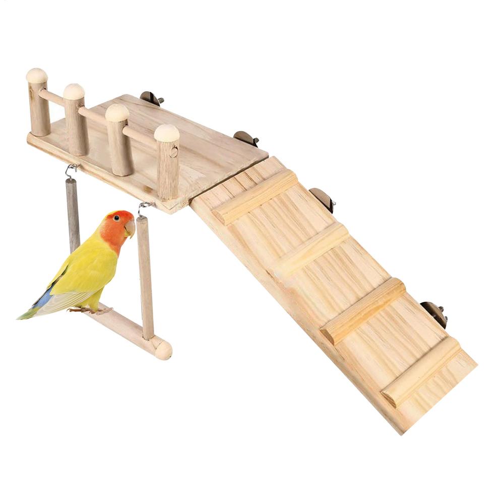 Lekeplass For Fugl Undulat Ståpinne Kjærlighetsfugl Burstigestige Huske Leker For Ara Kakadue Tre Undulat Leke Trening