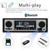 Autoradio mit Bluetooth, 12V Autoradio mit MP3-Player, FM-Radio, USB-Anschluss, LCD-Digitalanzeige, Bluetooth-kompatibel