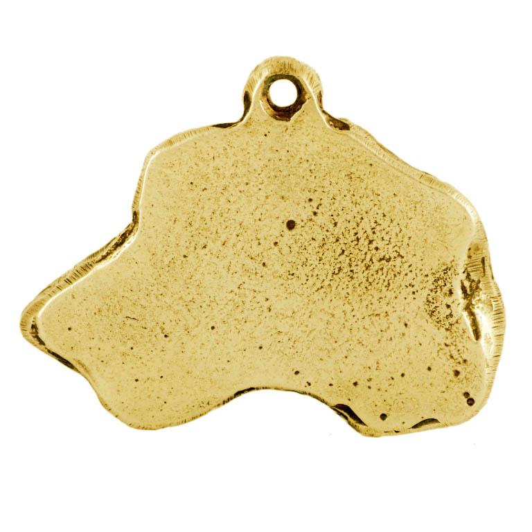 Irish Wolfhound - necklace with a dog in a gift box, gold-plated pendant for a dog lover, striking jewelry by Art-Dog