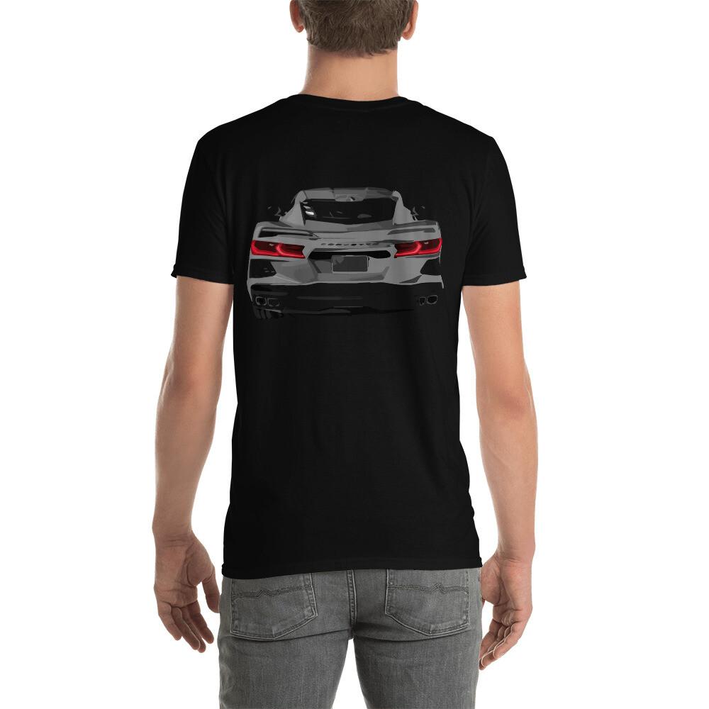 2020 2021 vette C8 Rear Short-Sleeve Unisex T-Shirt L