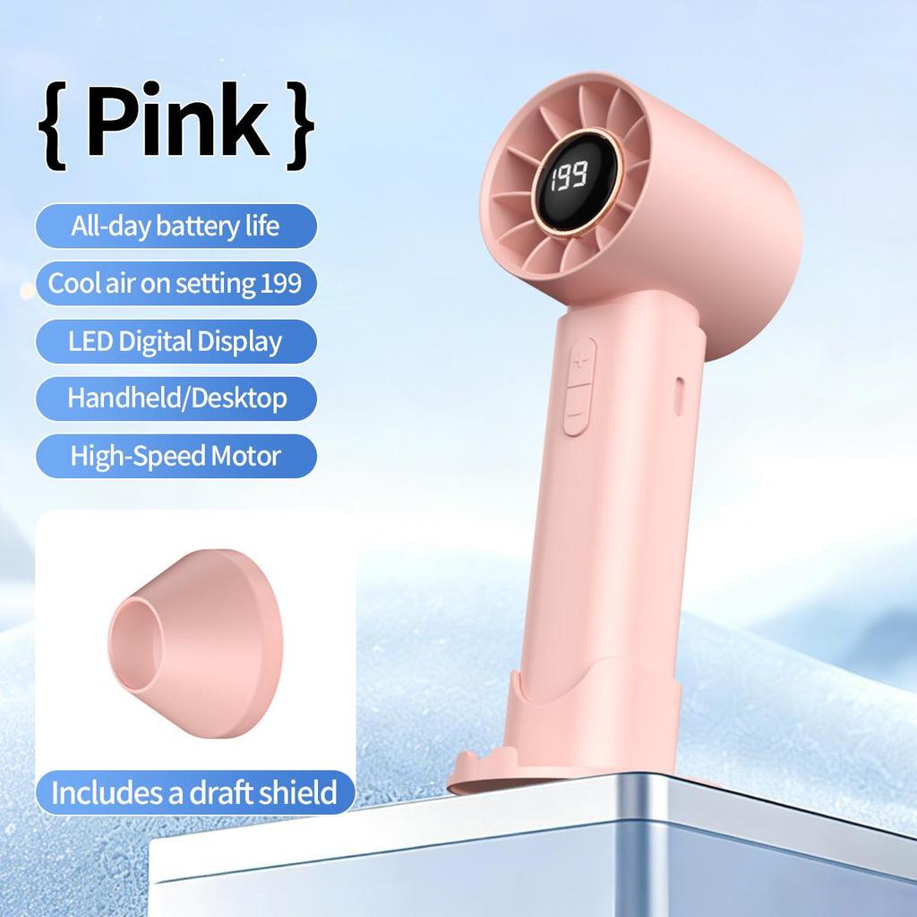 2026 New 12S Icy Mini Portable Handheld Fan