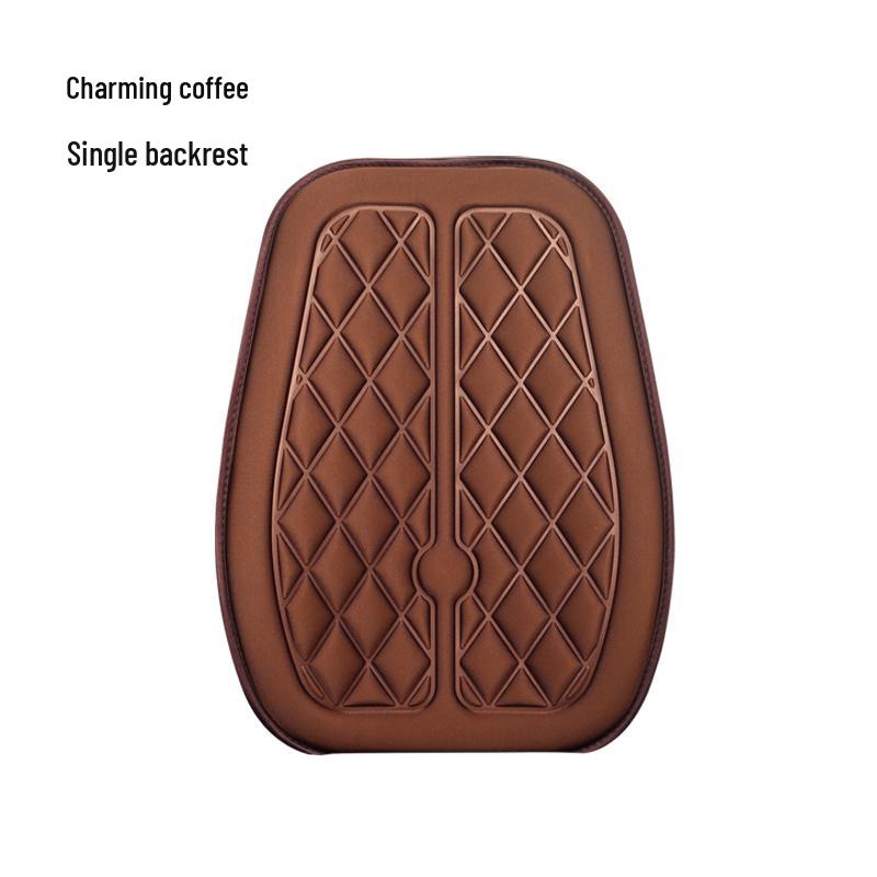 All-Season Universal Car Seat Cushion - Breathable, Anti-slip Ice Silk Cover for Rear Seats