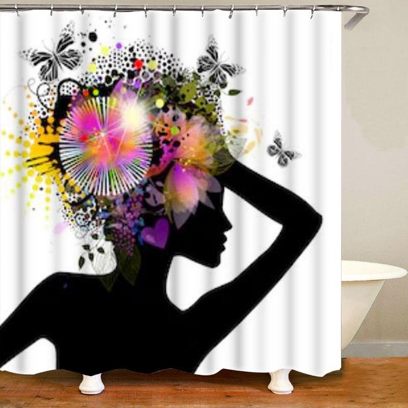 Compre Cortinas De Chuveiro Mulher Afro Americana Fl Definir Menina Preta Bonita Com Flores Borboletas Penteados Tapetes Barato Frete Grátis Avaliações Reais Fotos Joom Mulher Afro Americana Fl, Shower Curtains Black Art