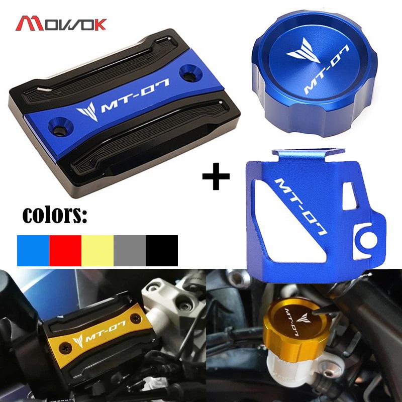 

Для Yamaha MT07 TRACER MT-07 2014-2022 крышка цилиндра мотоцикла передняя и задняя крышка бачка тормозной жидкости, защита