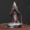 Original purple sand backflow incense burner Halloween gift, skull little ghost backflow incense incense burner ornament