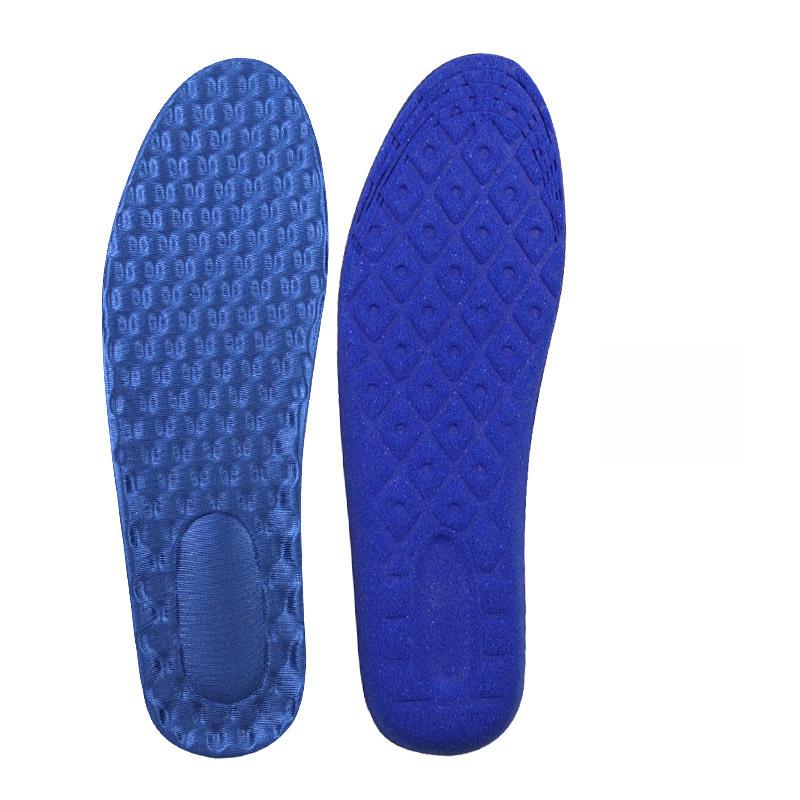 

5018 Sports Insoles Sports Shock Absorption, Sweat Absorption, Breathability, Thickened Basketball Running Sports Shock Absorption Insoles L (40-45 yards) синій