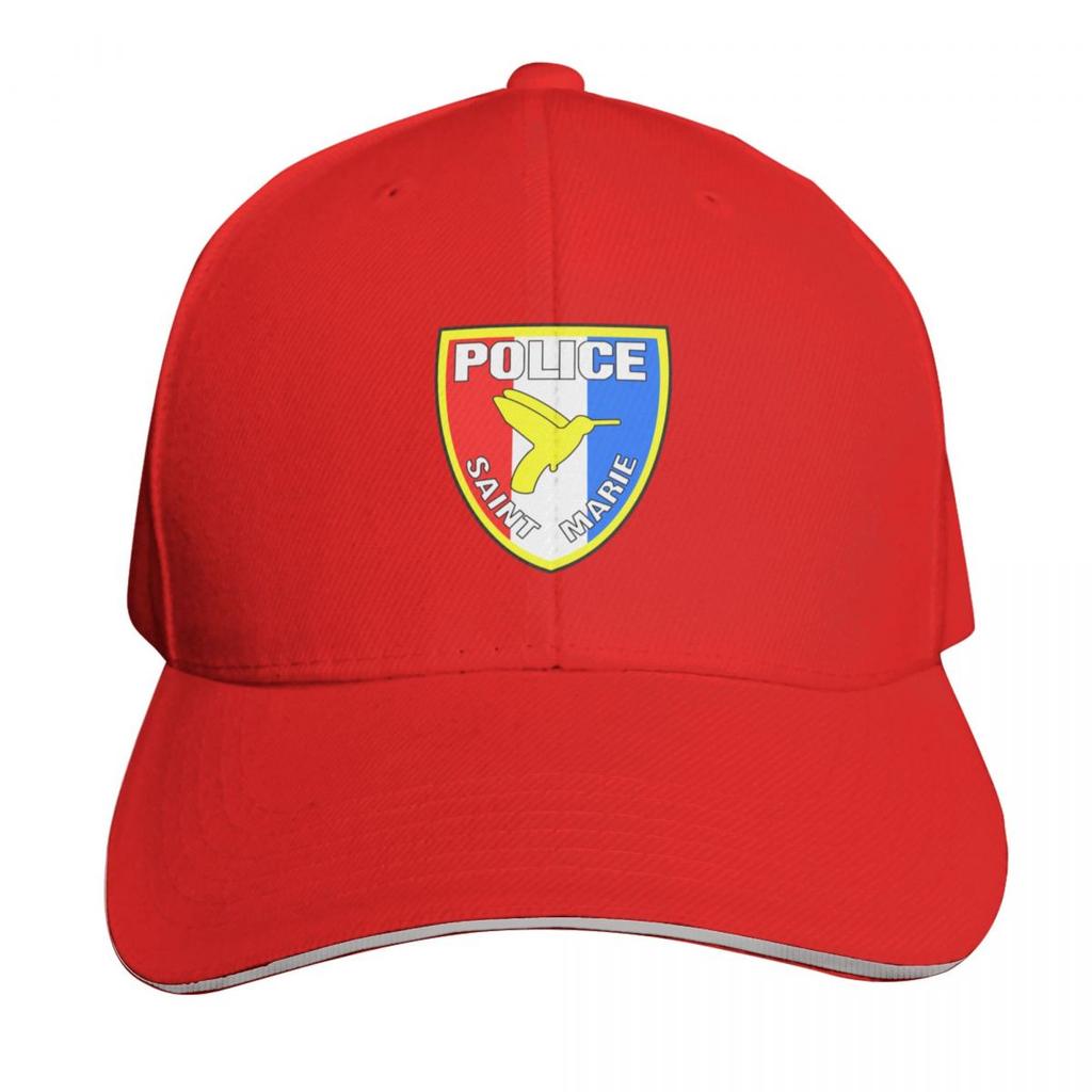 Saint Marie Police Baseball Cap Christmas Hat Trucker Cap Snap Back Hat Luxury Brand Womens Unisexs