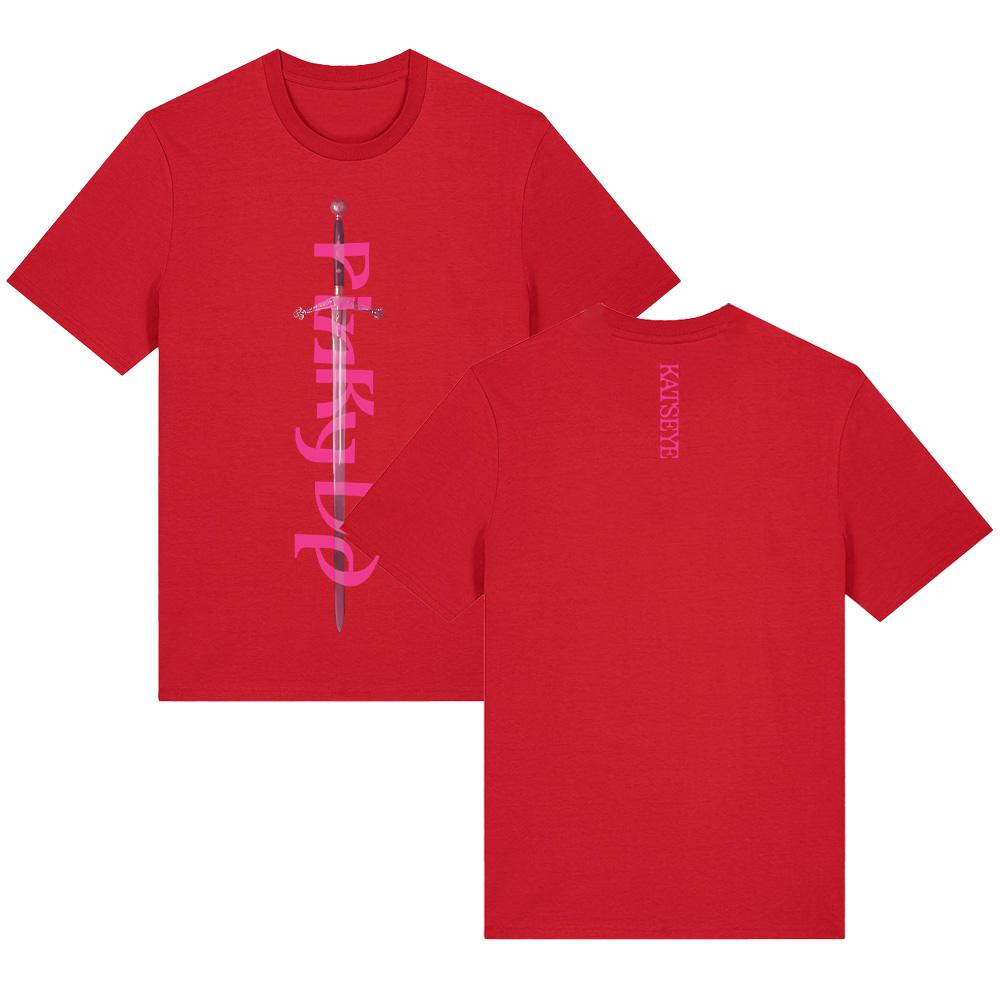 PINKY UP T-Shirt KATSEYE Merch 2026 Short Sleeve T Shirts Summer Round Neck Pure Cotton Tees Fashion Unisex Pop Loose Streetwear