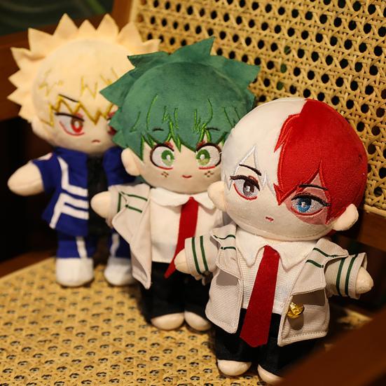 My Hero Academia Plush Toy 20cm Anime Character Dolls with PP Cotton Filling Soft Anime Stuffed Animals for Decor And Gifts