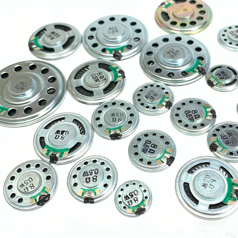 1Pcs Diameter 30Mm 32Mm 36Mm 40Mm 45Mm 50Mm 57Mm Loudspeaker 0.5W 8 Ohm Ultra-Thin Horn Speaker