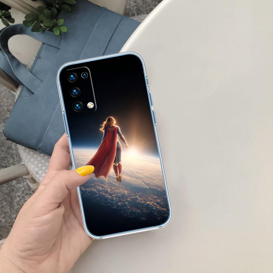 PP60 Supergirl Transparent Phone Case for Motorola Moto G40 G04 G05 One Ace Action Fusion + Plus Hyper Macro Vision Zoom