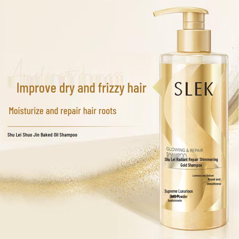 Slek Sparkling Gold Oil Control & Anti-Dandruff Shampoo