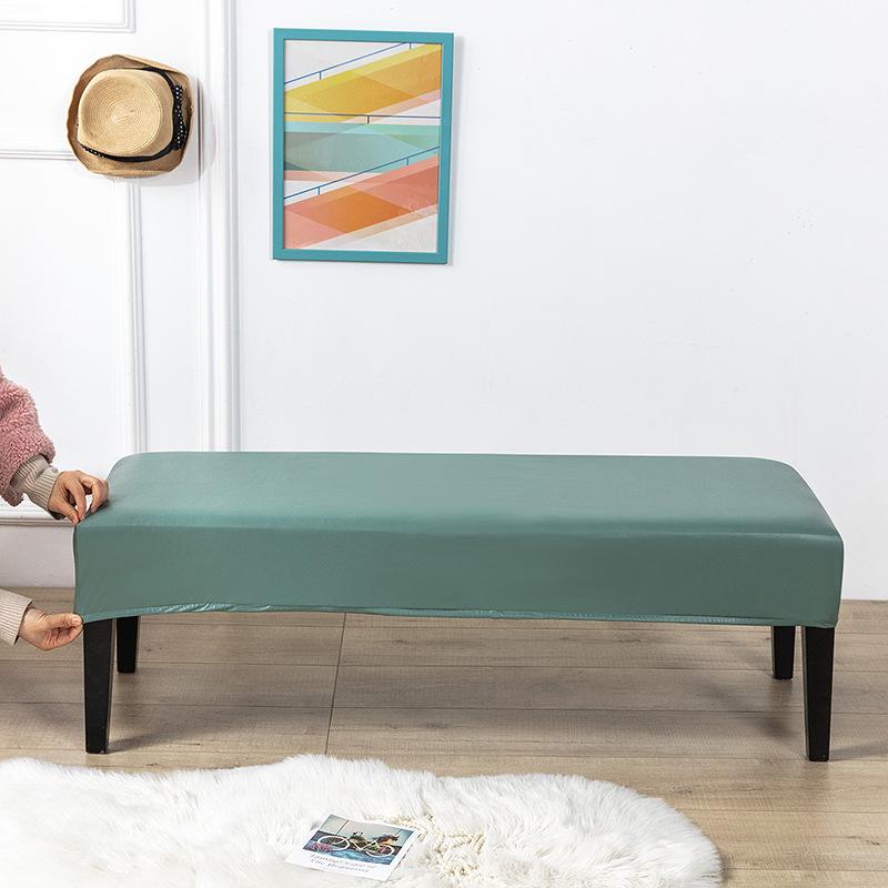 

Эластичный чехол для скамейки из искусственной кожи, водонепроницаемый, 1 шт., чехлы для скамеек в столовой, съемные, моющиеся, протектор для скамеек в гостиной