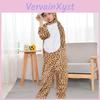 Combinaison Animal pour Enfants Performance Tigre Lion Déguisement Poupée Costume de Scène