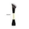 Hot Selling Portable Double Head Makeup Brush Foundation Brush Contour Brush Loose Powder Brush Grooming Brush Multifunctional Beauty Tool