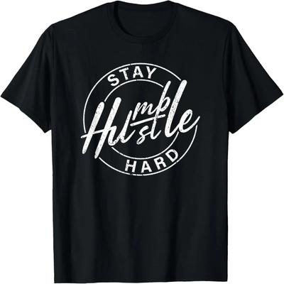 Humble Hustle Odometer Style Graphic Design T-Shirt