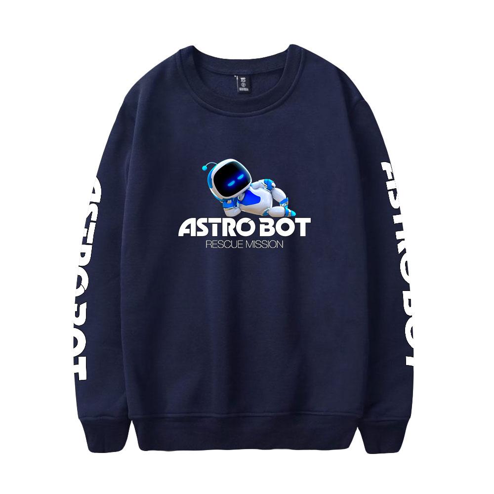 Women Men's Astro Bot Print Hoodies Round Neck Hooded Sweatshirts Man Pullover Male Top Streetwear Outdoor Tracksuit