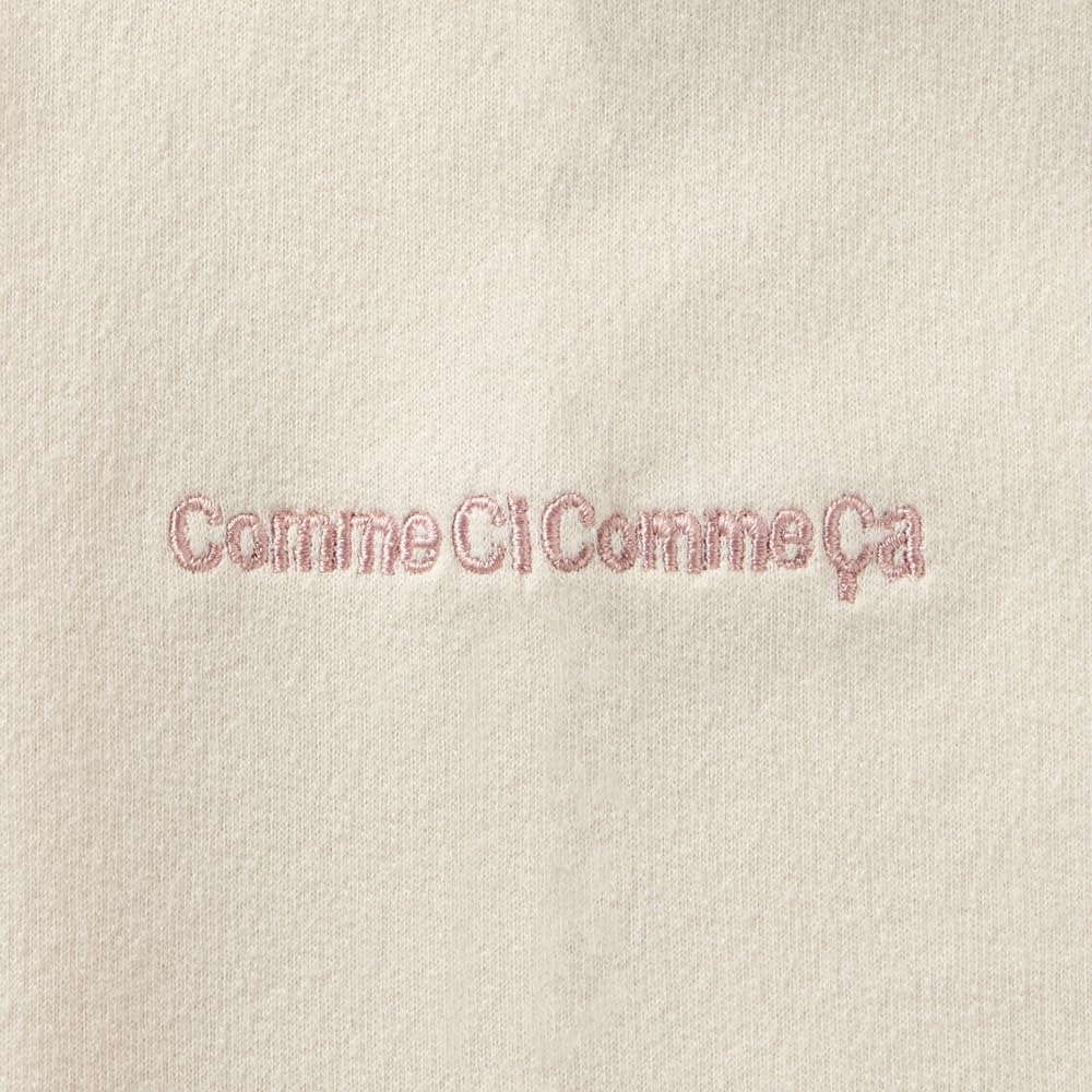 Gunze CI Comme CA Light Pink Mini Fleece Long Sleeve and Light Pink Women's Loungewear, Pants, (MF6023)