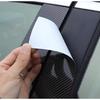For Volvo S60 2019-2024 Carbon Fiber PC Window Center BC Pillar Cover Trim 6PCS