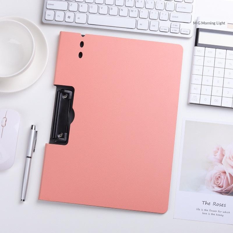 1Pc A4 File Folder With Cover - Document Organizer Clipboard For Business & School, Office Stationery Supplies, Paper Holder