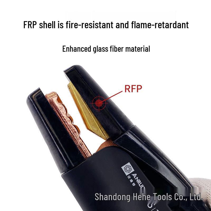 Heat-Resistant Anti-Drop Welding Pliers, Industrial-Grade, European Style, Pure Copper, 800A-1000A.