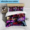 Into The Spider-verse 3-teiliges Bettwäsche-Set, Ideal für 1 Bettbezug und 2 Kissenbezüge, Perfekt als Geschenk für Fans, Ideal für Schlafzimmer, Studentenwohnheim